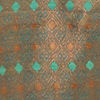 Turquoise Blue Bel Buti Patterned Saree